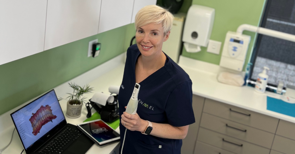 Dr Sheryl Smithies and the equipment she uses for dental treatments