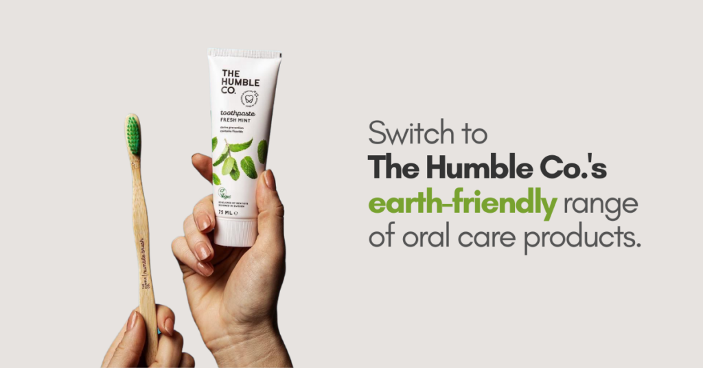 Eco-Friendly toothbrush and toothpaste from Humble Co.