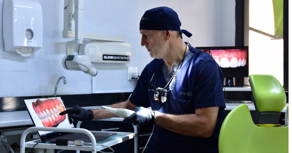 Dr Mark Bowes intraoral scanner